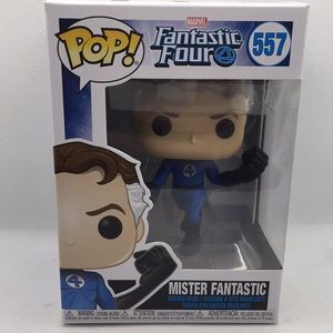 Funko Pop Fantastic Four Mister Fantastic 557 Bobble Head Vinyl Figure
